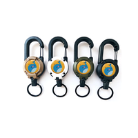 YYX extérieur rétractable porte-clés tactique ID Badge bobine rétractable ID porte-Badge bobine robuste rétractable porte-clés