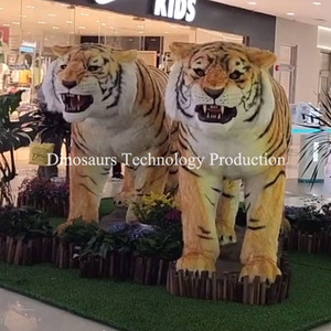 Shopping Mall Animatronic Tiger Exhibits for Sale, Customized Lifelike Animal <strong>Robots</strong> - Product Image 1