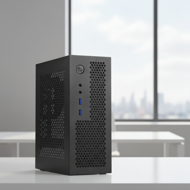 High Quality 1U Mini ITX PC High Efficiency Computer Case Supports 1U Power Supply Mini ITX Motherboard