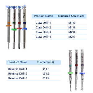 NUEVO Kit de Extracción de Tornillos Fracturados para Implantes, Herramienta de Reparación, Instrumentos Dentales Universales de Acero Inoxidable - Product Image 4