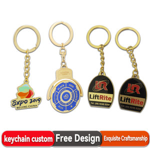 Logotipo de la marca Esmalte Dibujos animados Personal Lindo Anime Promocional Llavero de metal personalizado Llavero/Llaveros al por mayor - Product Image 2