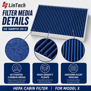 <span class=keywords><strong>Filtre</strong></span> d'habitacle LinTech pour Tesla Model X, référence OE 1688910-00-C, <span class=keywords><strong>filtre</strong></span> HEPA à charbon actif pour climatisation, vente en gros, pièce de rechange - Product Image 2