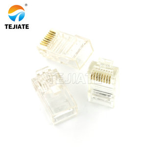 <span class=keywords><strong>8P8C</strong></span> Modular cắm cho CAT5E & Cat6 mạng cat5e/6 tinh thể <span class=keywords><strong>RJ45</strong></span> Giao diện mạng ổ cắm đồng liên hệ với PC nhà ở kết nối - Product Image 6