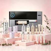 Mesin Cetak UV Silinder Rotari Satu Lintasan untuk Cetak Digital Inkjet pada Tumbler, Mug, Gelas, dan Botol Kosmetik