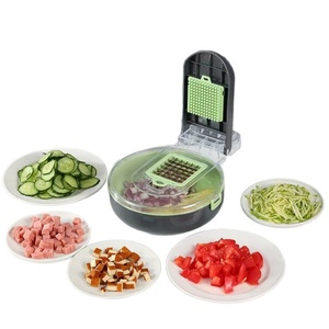 Coupe-légumes manuel multifonctionnel en acier inoxydable robuste pour la maison, trancheuse à fruits, râpe et hachoir de cuisine – Vente en gros - Product Image 5