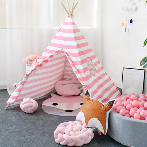 Rose indien <span class=keywords><strong>intérieur</strong></span> bambin enfants maison de jeu en bois <span class=keywords><strong>tipi</strong></span> enfant maison grande tente <span class=keywords><strong>tipi</strong></span> - Product Image 6