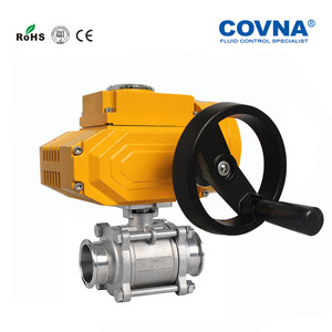 Vanne à boisseau sphérique électrique Covna, 15-50mm, en acier inoxydable, AC220V, pour eau, huile, vapeur - Product Image 1