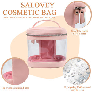 Bolsa de cosméticos con láser vidrioso Flexible Titting, bolsas de cosméticos canónicas polimáticas, estuches de maquillaje con cremallera abundante para dama de honor - Product Image 2