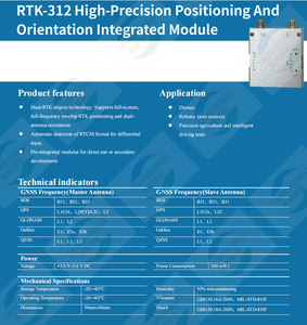 RTK-<span class=keywords><strong>312</strong></span> UAV Drone BDS <span class=keywords><strong>GPS</strong></span> GLONASS Galileo gnss rtk Receiver độ chính xác cao định vị và định hướng tích hợp mô-đun - Product Image 3