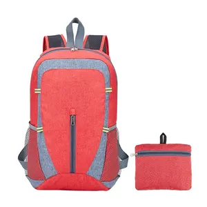 High quality snow canvas foldable backpack custom logo wholesale travel outdoor sport backpack supplier