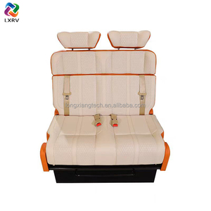 Asiento Cama Plegable Personalizable de Cuero para Camper Van, Autocaravana o RV, con Diseño Ajustable de Lujo y Material Impermeable - Product Image 1