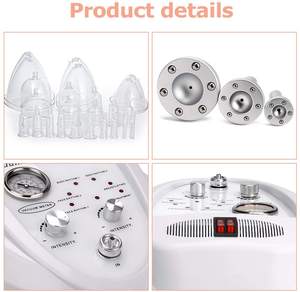 Mais novo ventosa 21 cm xl ggg para massagem, maquina de elevação dos peitos e azul, terapia de massagem, bunda, copos a vácuo - Product Image 4