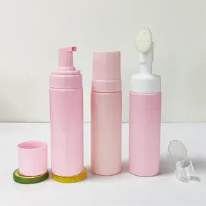 Reisene leere Schaumpumpumpeflasche 30 ml 60 ml 100 ml rosa leere schaumflüssigseifenspender