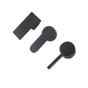 Manija para grifo de baño de aleación de zinc negra, accesorio de interruptor de válvula de 40 mm Qt109 - Product Image 1