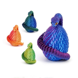 Juguete de Serpiente Articulada con Forma de Huevo de Dragón Víbora de Pascua, Impreso en 3D, Personalizado, el Más Vendido, Novedad y Regalo Divertido para Niños, Venta al por Mayor - Product Image 6