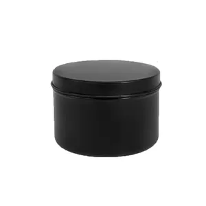 Caja de lata de té de metal de grado alimenticio personalizada al por mayor especias redondas 10 ml 20ml 30ml 50ml lata de aluminio