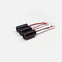 Nuevo Módulo Láser de Punto Rojo de 635nm con Lente PMMA, 5V Coaxial, Detección de Humo, Baja Deriva de Haz, Resistencia al Calor de 122.0F, Aluminio Anodizado