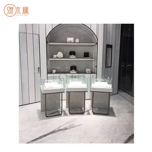 Wholesale Production Branded Glass Jewelry Showcase Display Cabinet Specialized Jewelry Cabinet Customization