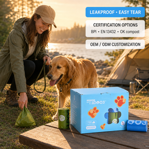 Custom Printed Cartoon Luxury Eco-Friendly Biodegradable Waterproof Durable Dog Waste <b>Bags</b>-EN13432 BPI Certified Leak-Proof - Product Image 1