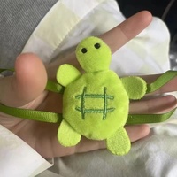 Nouvelle peluche Capybara avec tortue mignonne, breloque pelucheuse pour vélo, adorable pendentif polyvalent, prêt à être expédié en stock