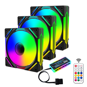 Lovingcool Venta caliente <span class=keywords><strong>Gaming</strong></span> PC Fan ARGB Ventiladores de refrigeración 4pin/6pin/3pin RGB 120mm PC Ventilador de refrigeración <span class=keywords><strong>Cpu</strong></span> Cooler Server Heatsink para PC - Product Image 1