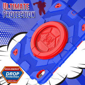 Trẻ Em PC TPU Chống Sốc <span class=keywords><strong>Armor</strong></span> Mạnh Mẽ Combo Pouch <span class=keywords><strong>Spiderman</strong></span> Bìa Đứng Bìa Cho Ipad 10th Thế Hệ 10.9 2022 Trường Hợp - Product Image 4