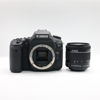 Cámara DSLR EOS 90D de Segunda Mano, 32.5MP, Cuerpo de Cámara con Lente EF-S 18-55mm IS STM, Grabación 4K, Pantalla Táctil LCD, Enfoque Automático