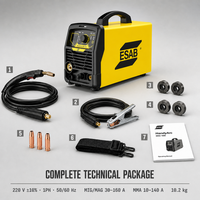 Machine à souder ESAB HandyArc MIG 168i 2-en-1 MIG/MMA 160A, soudeuse à inverter portable, nouvelle, 220V, pour la maison