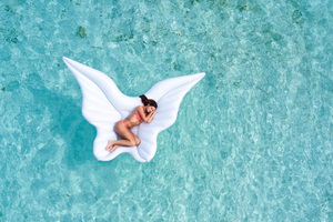 Bouée gonflable pour adultes Ailes d'ange blanches 210 * 230 CM, flotteur de <span class=keywords><strong>piscine</strong></span>, radeau et transat de <span class=keywords><strong>piscine</strong></span> - Product Image 6