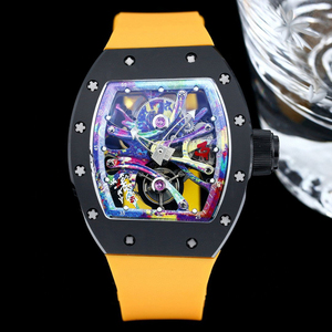 Men's Graffiti Ceramic Tourbillon <b>Watch</b>, Sapphire Crystal Automatic Mechanical <b>Watch</b> - Product Image 1