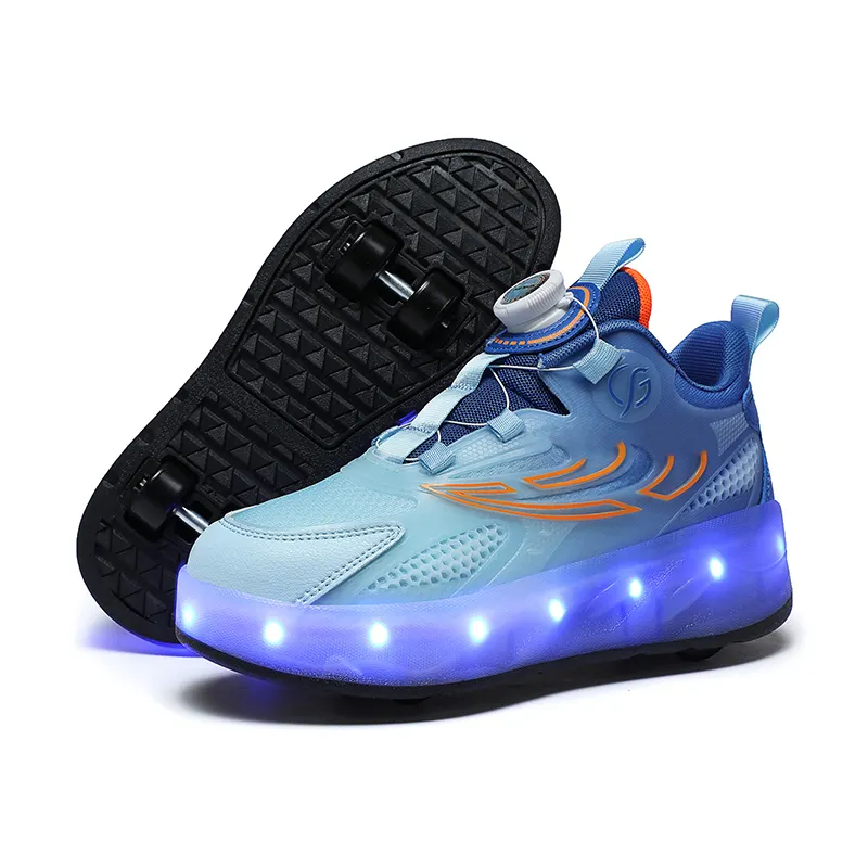 Direct from Manufacturer Luminous LED Roller Skates for Kids Men and Women's Sport Shoes with Glowing Runners