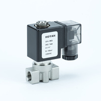 Vanne solénoïde électrique Hoyan SPU-05 5 bars SUS304 1/4 po 2 voies pour eau, gaz, air, huile, carburant, personnalisable OEM
