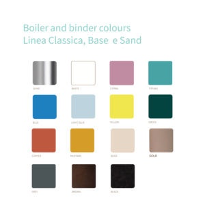 Hecho en Italia inducción Moka Pot 3 tazas estufa de aluminio Mocha café hervidor-Angelina azul claro/marrón - Product Image 2