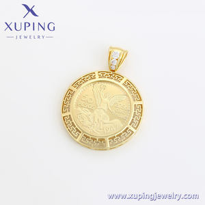 X000809805 Xuping accessori moda <span class=keywords><strong>oro</strong></span> placcato moneta come Souvenir <span class=keywords><strong>ciondolo</strong></span> <span class=keywords><strong>angelo</strong></span> religioso da uomo - Product Image 5