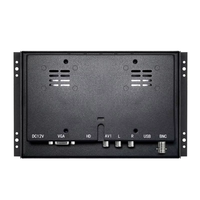 7 pouces 1024*600 résolution panneau à cadre ouvert boîtier en métal Lcd moniteur à écran tactile industriel
