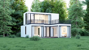 Mini Case Prefabbricate per Resort all'Aperto, Struttura in Acciaio Estensibile, Piccola Cabina a Telaio per <span class=keywords><strong>Vacanze</strong></span>, <span class=keywords><strong>Casa</strong></span> Airbnb, Villa Prefabbricata - Product Image 3