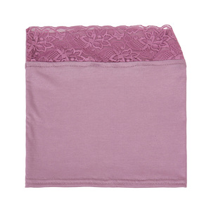 Turban décontracté en dentelle délicate, couleur unie, pour femme musulmane, bonnets hijab simples en dentelle, foulard. - Product Image 2