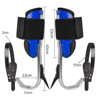 Kit d'équipement d'escalade d'arbre extérieur robuste Portable en alliage d'aluminium Gaffs Spikes Chaussures Harnais Type de batterie de cuisine