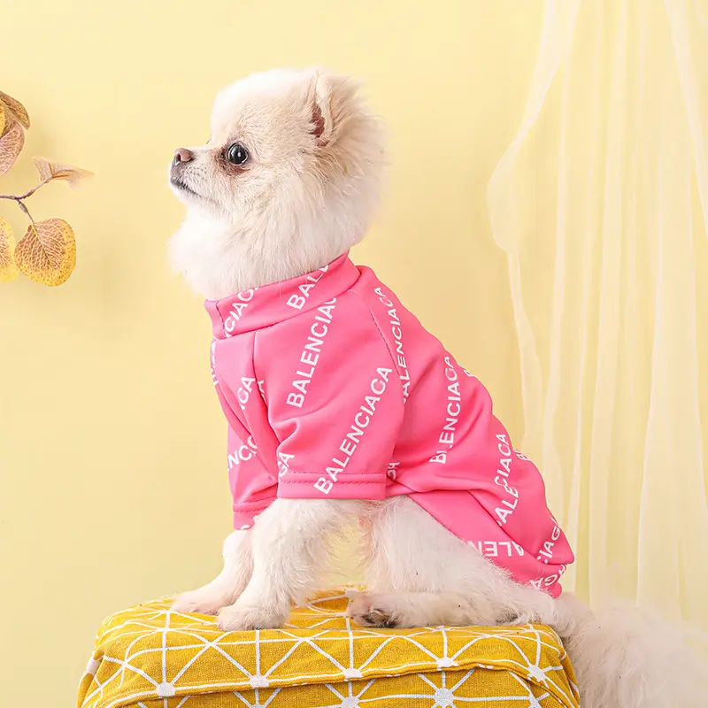 Hot Factory Direct Sales Cross Border Dog Clothing Fashion Luxury Pet Clothes Spring Dog Clothing