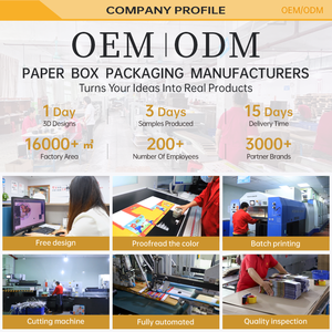 กล่องกระดาษคราฟท์สีขาวแบบเป็นมิตรกับสิ่งแวดล้อม กล่องกระดาษลูกฟูกแบบเปิดฝา สำหรับเทียน ธูป ช็อกโกแลต โดนัท - Product Image 6