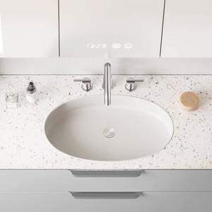 CUPC 3 Hole 304 Stainless Steel Waterfall Faucet Basin Mixer Bathroom Tap - Product Image 5