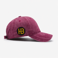 Casquette de baseball vintage personnalisée non structurée pour hommes et femmes, broderie lettres colorées, dessus souple, réglable, style Dad Hat, protection solaire estivale