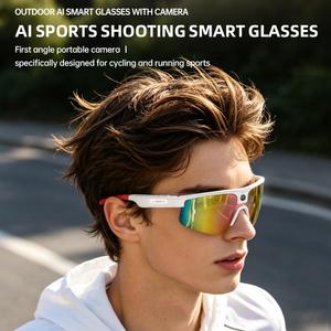 Q02ultra Sport Cycling Smart Video Anti Shake Camera Glasses Audio <strong>Call</strong> Function 1080P Video Recording Outdoor - Product Image 1