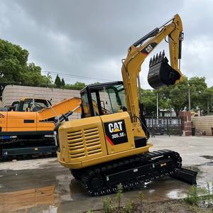 Excavadora de cadenas usada japonesa de alta eficiencia 2024 5.5TON Cat305.5e/Cat305.5e2 en excelentes condiciones, original con cadena de goma - Product Image 4