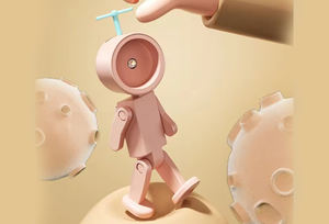 หุ่นยนต์ขนาดเล็ก LED พร้อมไฟอ่านหนังสือไฟแม่เหล็กสำหรับกลางคืน - Product Image 4