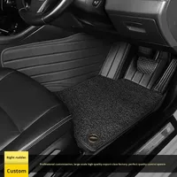 Tapis de sol de voiture personnalisés 2025, noir, luxe, double couche, tapis de sol de voiture en TPE