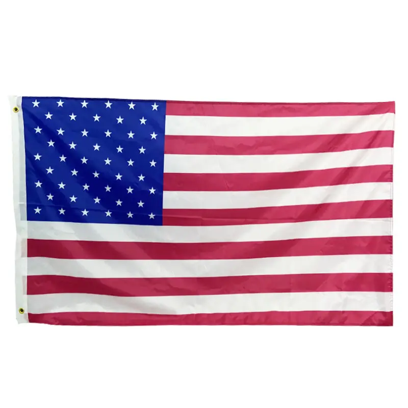 Bandiera del mondo della bandiera americana delle bandiere nazionali del paese economico su misura di alta qualità