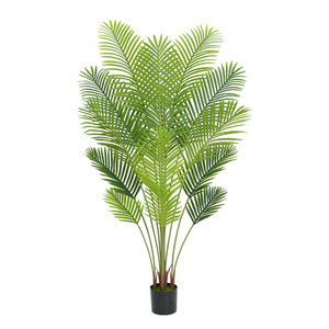 Plantes artificielles, palmier <span class=keywords><strong>Chrysalidocarpus</strong></span> <span class=keywords><strong>Lutescens</strong></span>, simulation de plantes hautes, aménagement paysager, décoration de la maison, bonsaï vert, 70-180 cm - Product Image 3