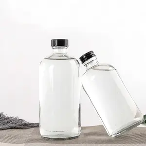 500 ml Aluminium Kappe Fruchtsaft Getränk Kaffee kaltgetränk Milch Tee Glasflasche Ins Fruchtwein Boston Flasche