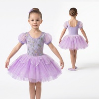 Vestido de Tul para Niñas AL-P045, Cómodo y Suave, de Poliéster, con Diseño de Princesa Bordado, para Ballet, Fiestas de Cumpleaños